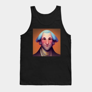 George Washington | American president portrait | Comics style Tank Top